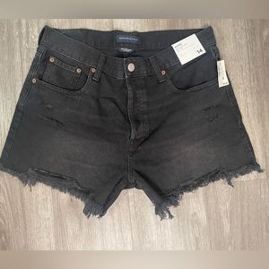 Aeropostale Black Jean Shorts size 14